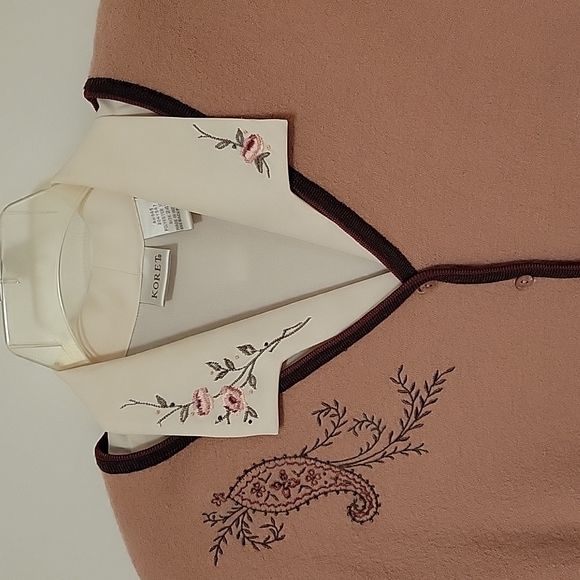 Embroidered jacket in 3X by Koret - Picture 7 of 7